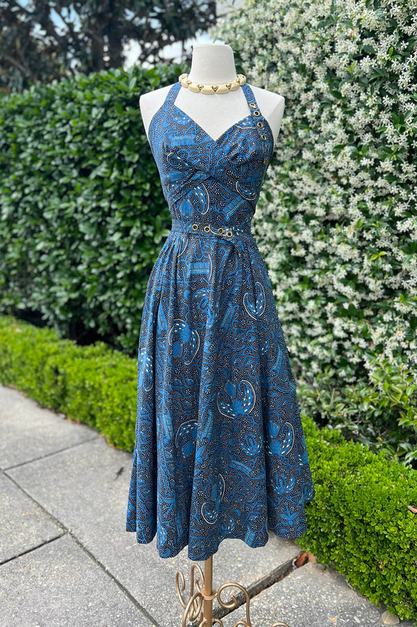 Vintage Marilyn Batik Style Dress