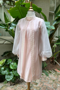 Vintage 1960s Princess Pink Dress