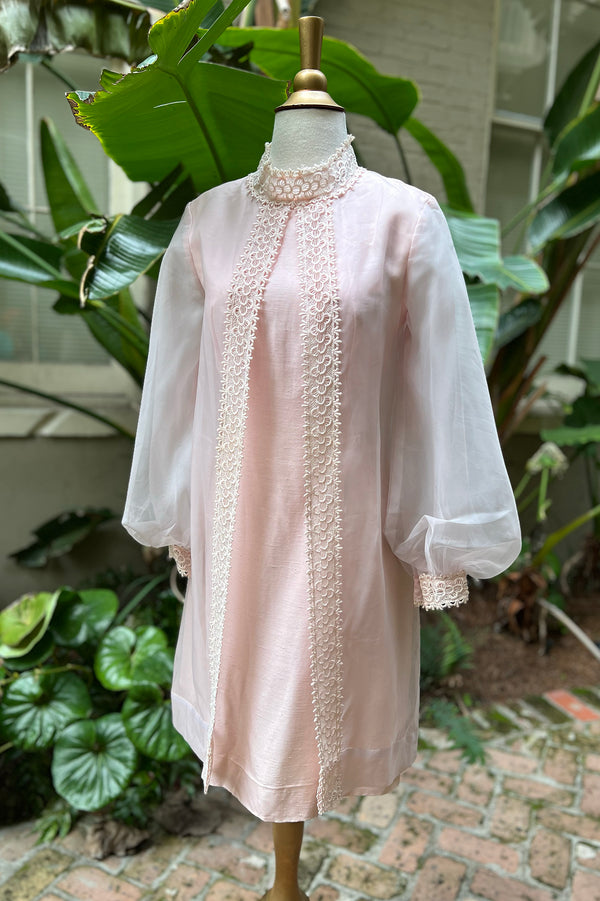 Vintage 1960s Princess Pink Dress
