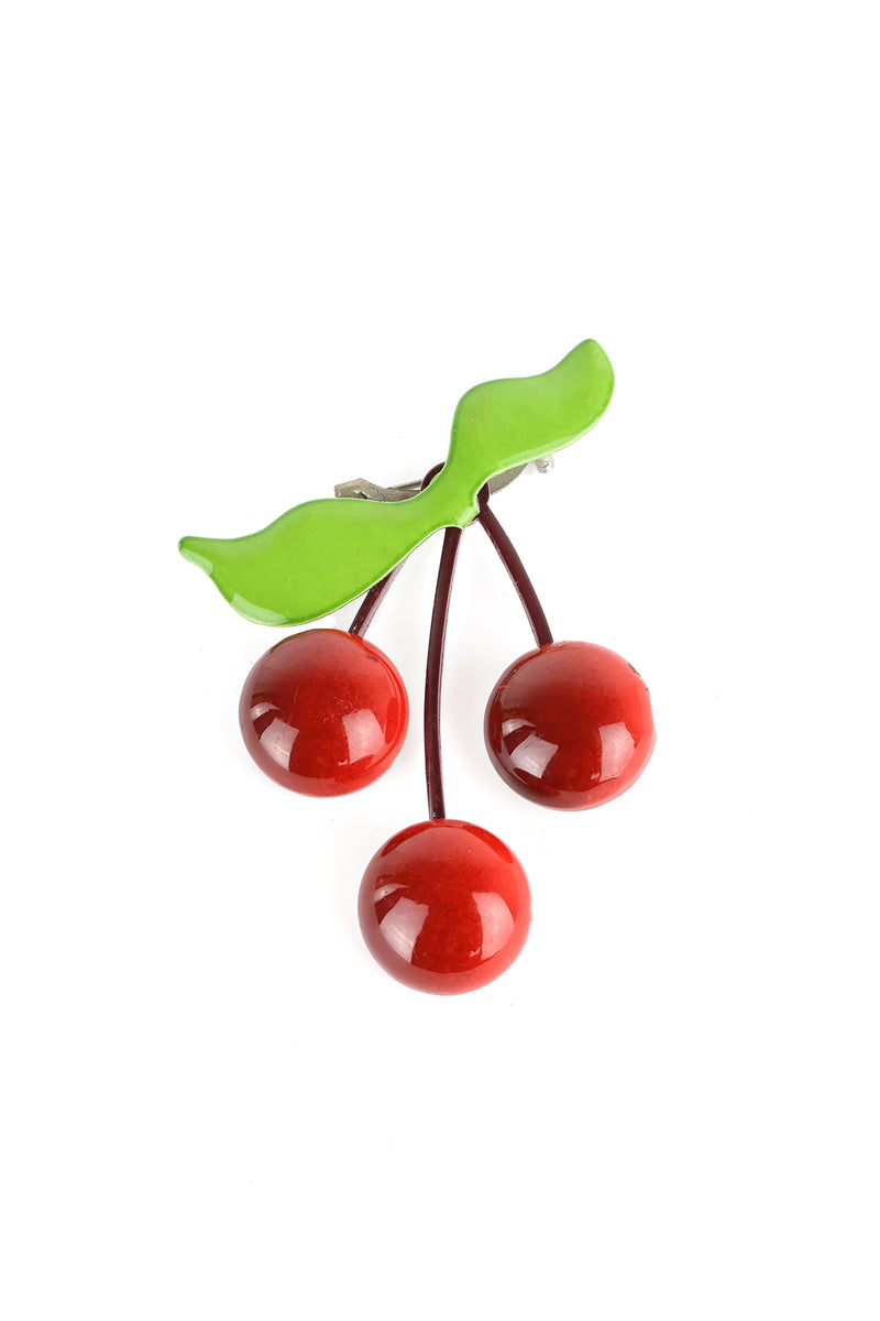 Vintage Cherry Brooch