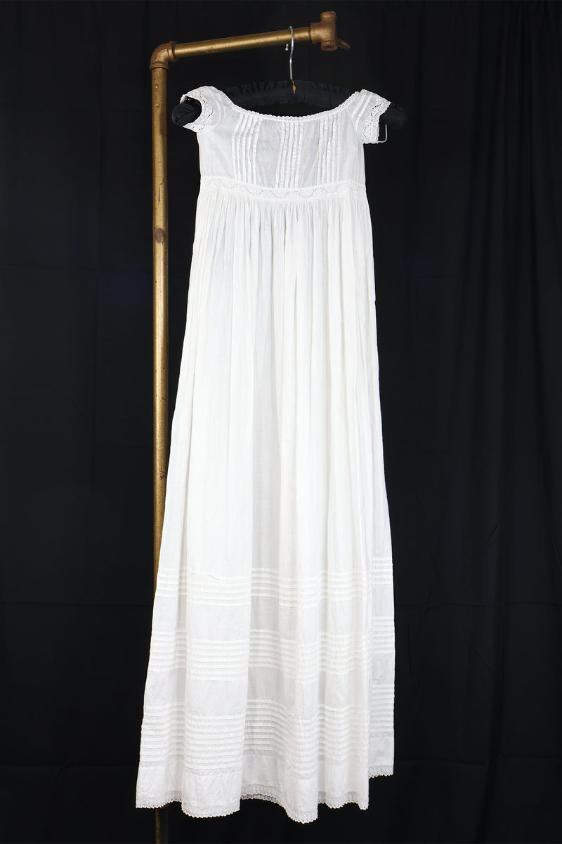 Antique Early 1900s Christening Gown - Child Size