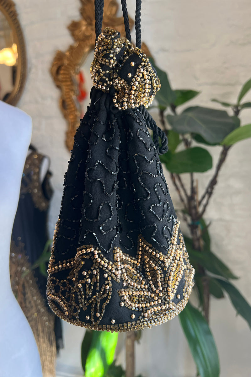 Mary MCFadden Beaded Dickey and Bag