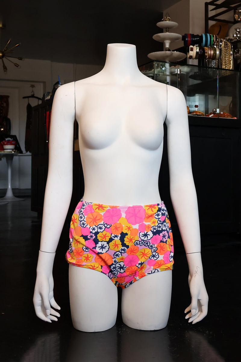 Vintage 1960s Two-Piece Swim Dress